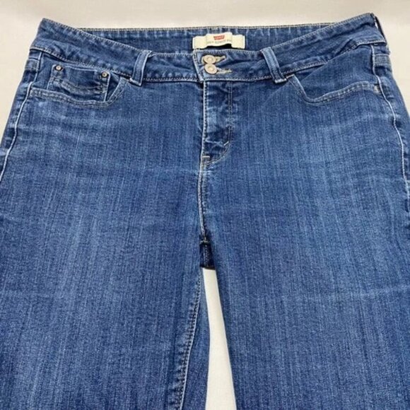 Levi's 526 Slender Bootcut Jeans Women's 12 31x32 Blue Denim Flap Pockets GUC - Picture 11 of 11
